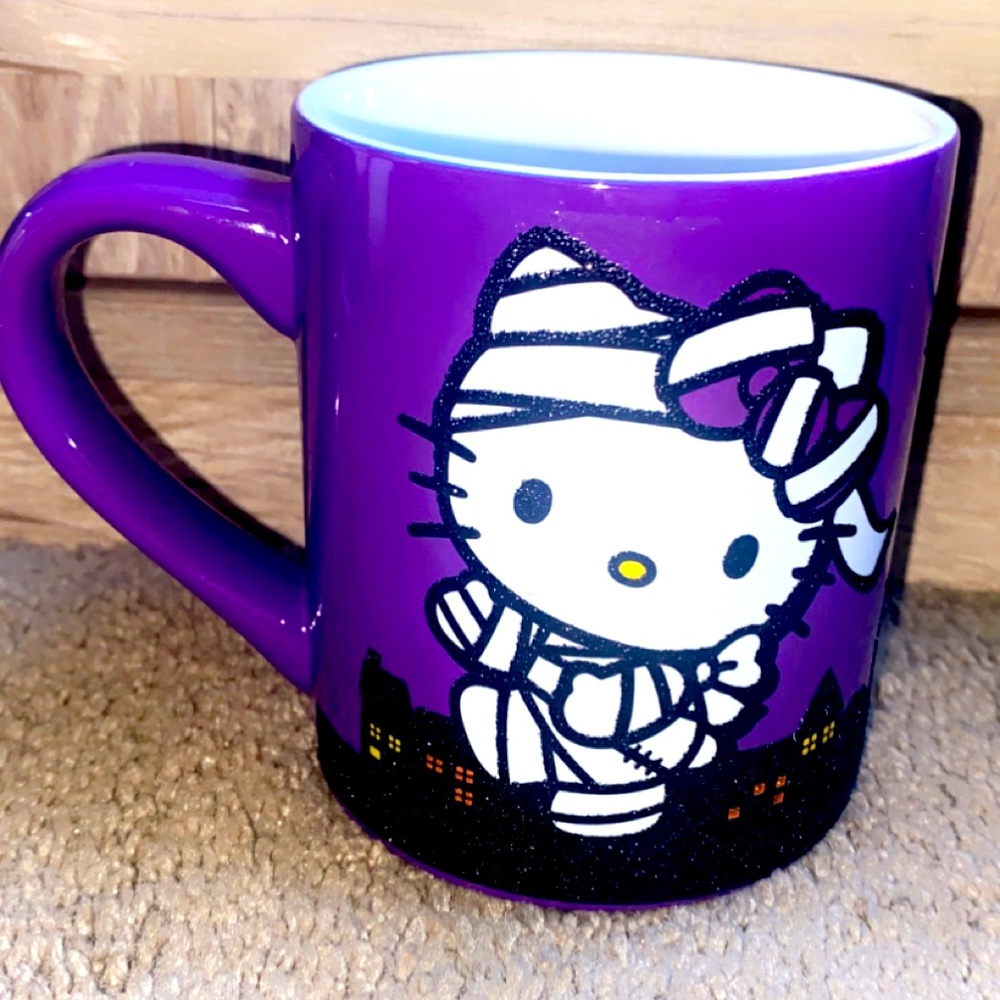 Hello kitty glitter mummy mug